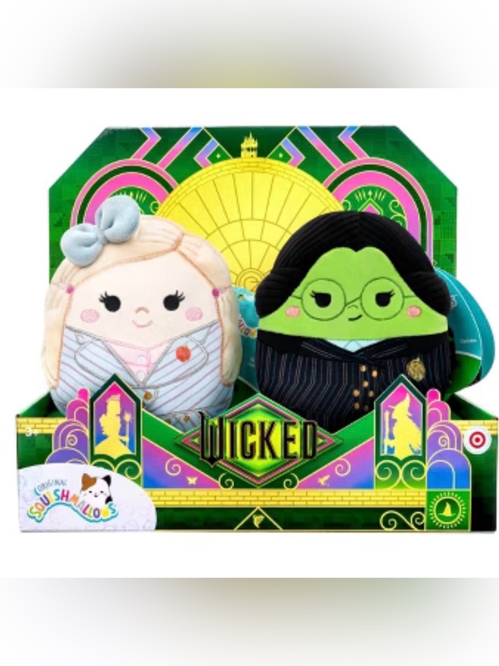 Squishmallow The Wizard Of Oz Glinda & The Wicked Witch Of The West Set Of 2 NWT